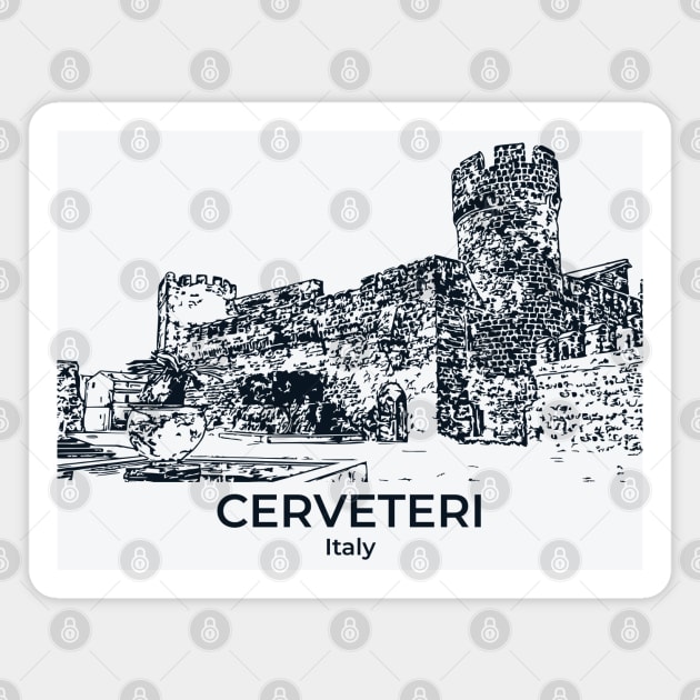 Cerveteri - Italy Magnet by Lakeric